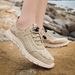 Men's Summer Hiking Shoes, Breathable Hollow Mesh Sneakers, Large Size, Fashionable, Lightweight, Soft-soled Casual_vogvips.com