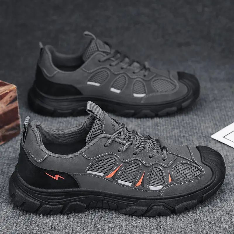 Construction Comfortable Anti-slip Wear-resistant Fashion Work Shoes_vogvips.com