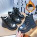 Men's Cotton Shoes For Winter 25 New Style Children's Snow Boots For Big Kids With Fleece For Boys_vogvips.com