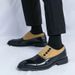 2026 Large Size Leather Shoes With Breathable Design, Pointed Toe, Trendy Style, Business Formal Wear, English Style, Men's Casual Leather Shoes_vogvips.com