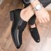 Suitable For All Seasons Plus Size Four Seasons New Formal Leather British Style Pointed Business Casual Fashion Simple Men's Shoes 8652_vogvips.com