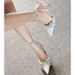 Sharp Pointed High Heels For Women In The Spring And Autumn 2025 Collection, White Bow And Rhinestone Cross Buckle With Thin Heel French Toe Sandals_vogvips.com