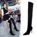 Women's Shoes Fashion High Heels Elastic Lycra Stiletto Pointed Sexy Nightclub Slim Pedicure Over The Knee Boots_vogvips.com