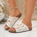2026 Latest Hot-Selling Women's Flat Fashion Rhinestone Sandals Cork Cross-Border Ins Trendy Beach Slippers_vogvips.com
