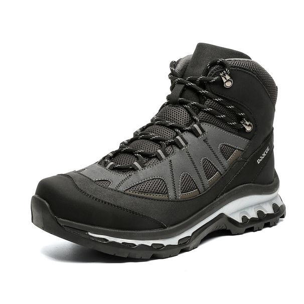Warm And Comfortable Outdoor Leisure Hiking Boots Lace-up Thick-soled Heightening Men's Boots_vogvips.com