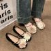 French Mary Jane Shoes Single Shoes Women's Spring High-end Flat Shoes Temperament Evening Shoes Commuter Casual Shoes_vogvips.com