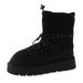Women's Shoes Northeast Cold Proof Snow Boots Women's Winter Plus Velvet Thick Warm Cotton Boots Women's Shoes New Thick Soled Short Boots_vogvips.com