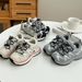 Children's 2025 Spring Boys Sneaker Breathable Casual Rotate Button Mesh Baby Girl Daddy Shoes Tide_vogvips.com