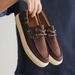 Fashion Casual Handmade Suede Genuine Leather Mens Loafers Moccasins Slip On Men's Flats Male Walking Driving Shoes_vogvips.com