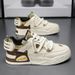 Newmillon Casual Board Trendy Student Versatile Breathable Sports Seasonal Men's Shoes_vogvips.com