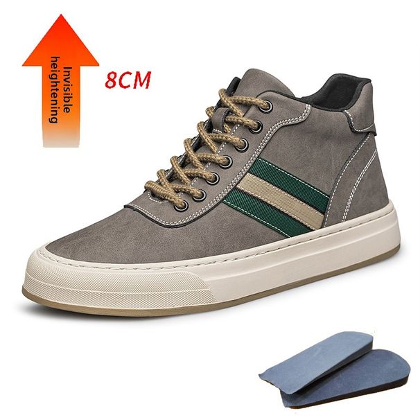 High-top Board Shoes Men's Shoes Leather Casual Shoes Men's Shoes_vogvips.com