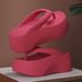 Women's 7.0 Platform Flip Flops Trendy And Stylish Sandals for Summer Indoor Home And Beach_vogvips.com