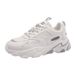 Youth Girls Casual Platform Sneakers Women S Fashion Breathable Comfortable Chunky Tennis Height Increasing Running_vogvips.com