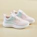 Flying Woven Sports Shoes Female Students Running Casual Heightening Shoes Street Shoes_vogvips.com