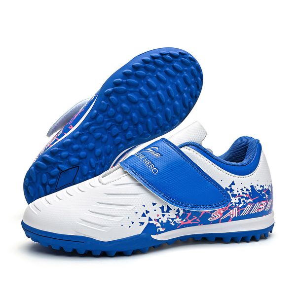 New Children's Football Shoes With Velcro For Men And Women, Lightweight And Breathable, Grass Match Football Shoes_vogvips.com