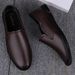 Breathable Slip on Boat Summer Mens Loafers Genuine Leather Moccasins Comfy Casual Handmade Driving Shoes Soft Flats_vogvips.com