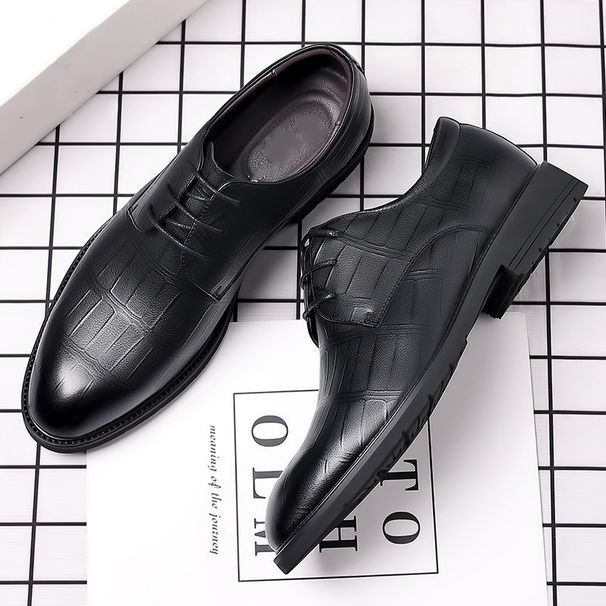 Fashion Men's Leather Shoes New Men's Business Leather Shoes Soft Soled Work Footwear Outdoor Non Slip Formal Shoe Zapatos Homme_vogvips.com