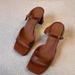 Nude High-heeled Sandals Women, 2026 New Summer Model, Square-toed, Chunky Heel, Height-increasing Slippers For Outdoor_vogvips.com