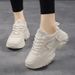 New mesh breathable casual shoes soft sole lightweight muffin running shoes_vogvips.com