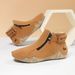 Hand-Sewn Women's Shoes, Autumn And Winter Flat Single Shoes, Casual Shoes_vogvips.com