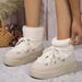 Height Increasing Thickened For Women 2024 New Style Northeast Thick Velvet Warm Fashionable Versatile Women's Snow_vogvips.com