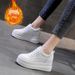 Women's Fashion Sneakers With Platform Wedge Heel, Breathable Mesh & Leather Upper, Round Toe Casual Shoes For Women Sneakers Casual Sports Shoes_vogvips.com