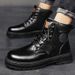 European Warm Series Autumn Winter Couple Yellow Men Women Fleece Lined Thickened Warm Cotton Shoes High Top Work Big Head Live Martin Ankle_vogvips.com
