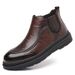 European Warm Series 2025 Autumn Winter New Business Leather Men's Cotton Shoes Fleece-Lined Warm Snow Martin Boots_vogvips.com