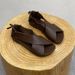 2025 Summer New Vintage Handmade Sandals, Large Size Soft Leather Casual Outdoor Flat Roman Beach Women's Sandals_vogvips.com
