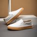 Men's 2025 Summer New Genuine Leather Casual One Foot Lazy Men's LeFu Shoes Men_vogvips.com