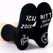Cotton mid-tube socks monogrammed non-slip floor socks_vogvips.com