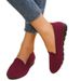 Cross-Border Dropshipping Plus Size 42 In Stock Women's Flat Fly Knit Casual Fisherman Shoes For Middle-Aged And_vogvips.com