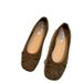 Flat Ballet For Women, Spring 2025 New Evening Style, Red With Skirt, Light Mouth Women's Singles Shoes_vogvips.com