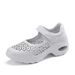 New Lightweight Plus Size Shoes Hollowed Out Women's Shoes Nurse Shoes Middle-aged Dance Shoes Sneakers Breathable_vogvips.com