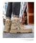 New Men's Shoes, Retro Camouflage Men's Martin Boots, Casual Shoes Men's Boots_vogvips.com