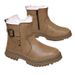 Snow Boots, Men's Warm Wool Boots, One Foot Thick And Plush Outdoor Leisure Work Warm Shoes, Labor Protection Shoes_vogvips.com