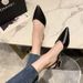 Women's Sandals - 2026 Summer New Style Thick Heel Sandals - Women's Pointed Toe Medium Heel Slippers_vogvips.com