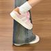 Korean Style Dad For Women White Sneakers Solid Color All Season Fairy Personalized Comfortable_vogvips.com