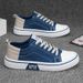 Breathable Canvas Sneakers For Teens - Lightweight Low-Top Casual Shoes With Comfortable Rubber Sole, Fashionable & Versatile For Everyday Wear_vogvips.com