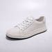 Summer Cowhide Casual Versatile Board Fashionable Low Top White Shoes, Trendy And Comfortable Korean Version Men's Shoes_vogvips.com