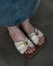 French-style Versatile And Unique Design Flip-flops For Women, Featuring Low Heels And Suitable For Wearing Outside, With A Single Strap Design._vogvips.com