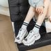 Skyqi Third-generation Genuine Leather Mh Breathable Dad For Women 2024 New Versatile Running Casual Sports Single_vogvips.com