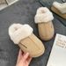 Women's Cotton Autumn 2025 New Simple Fashion Indoor Home Non-Slip Furry Slippers Men Winter_vogvips.com