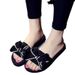 Bowknot One-Strap Women, Summer New Style, Skirt Matching, Versatile Thick-Soled Wedge Beach Sandals For Outdoor Wear_vogvips.com