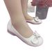 Bow Beef Tendon Soft Bottom Soft Surface Soft Leather Mother Shoes Flat Bottom Non-slip Light Mouth Single Shoes Women Are Not Tired_vogvips.com