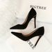 1829-5 Style Sexy Nightclub Slim Super High Heel Suede Shallow Mouth Metal Chain Pointed Women's Singles_vogvips.com