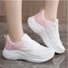 2026 Spring/Summer Women's Shoes: Breathable Mesh Sneakers, Versatile Height-Increasing Slimming White Shoes, Student_vogvips.com