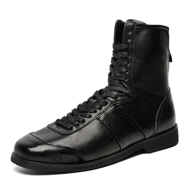 Men's Shoes Board Shoes High Tube Casual Senior Sense Martin Boots Niche Design Training Shoes Senior Chelsea_vogvips.com