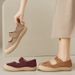 Women's Shoes Casual Shoes Flying Woven Light Mouth Sandals Soft Sole One Pedal Mother Shoes Breathable Non-smelly Feet Single Shoes_vogvips.com