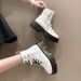 Slim Petite Martin For Women Summer 2025 Spring And Autumn New Versatile Black British Style Short Boots_vogvips.com